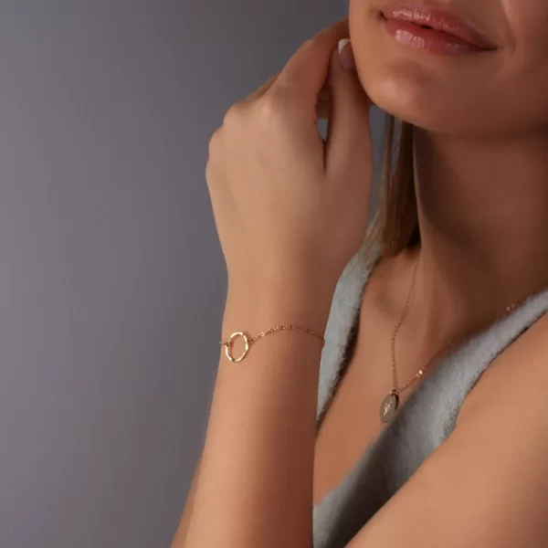 Lietuviški papuošalai, Minimalistinė apyrankė, Karma, Moteriška apyrankė, Papuošalai moter